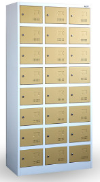 24 casiers électroniques intelligents Fashional de code barres de plage de Digital de portes