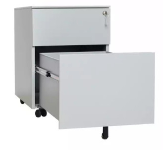 Cabinet de stockage de fichier moderne d'acier de meubles de bureau avec des roues