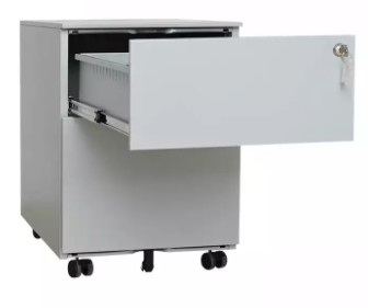 Cabinet de stockage de fichier moderne d'acier de meubles de bureau avec des roues