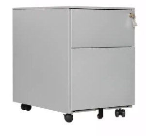 Cabinet de stockage de fichier moderne d'acier de meubles de bureau avec des roues
