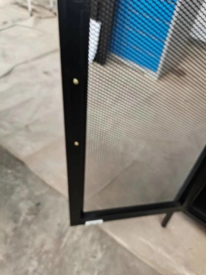Meuble de rangement en acier de porte en verre à la maison de la série 2 avec des pieds
