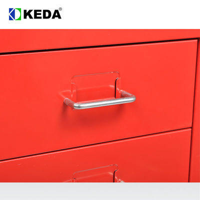Cabinet mobile de côté de tiroir du stockage coloré H690MM 6 en métal