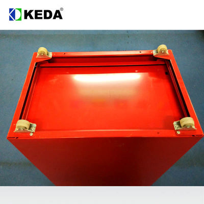 Meuble d'archivage rouge de bureau de capacité de chargement 35Kgs de 1mm