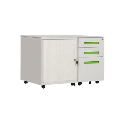 Grey Office Storage Mobile Caddy chaud avec le meuble d'archivage de porte de Tambour