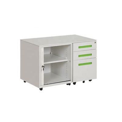 Grey Office Storage Mobile Caddy chaud avec le meuble d'archivage de porte de Tambour