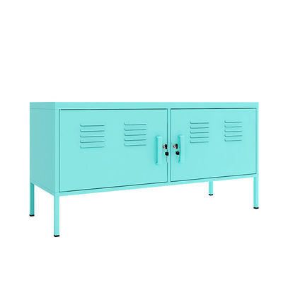 Cabinet en acier de support du meuble de rangement coloré TV en métal du salon 0.6mm/0.7mm