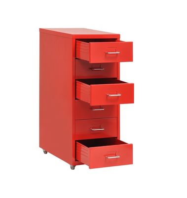 Cabinet mobile de côté de tiroir du stockage coloré H690MM 6 en métal