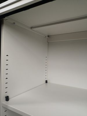 Demi meuble d'archivage de porte de Tambour de taille avec 2 étagères réglables