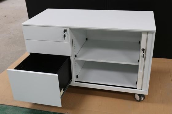 Meubles de bureau gris-clair de meuble d'archivage de H600mm W900mm Tambour