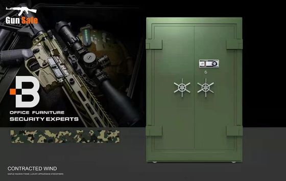 Armes militaires de Cabinet de degré de sécurité d'arme à feu en métal H1300 les 10 lancent le casier de sécurité