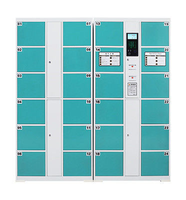 Cabinet exprès de casier de casier de colis de service d'individu de la profondeur 2.5mm de SS400 Smart