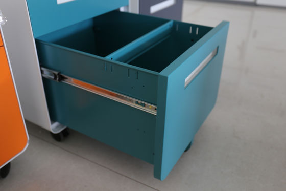 Meuble de rangement de bureau de 3 tiroirs avec le meuble de rangement mobile de blocage de roue