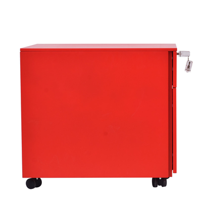 Revêtement mobile en acier de poudre de classeur de piédestal de tiroir du stockage 2