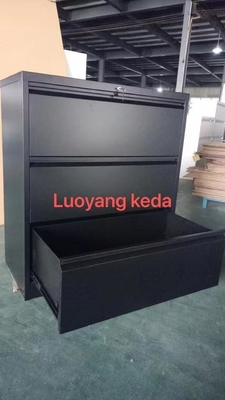 Démantelée épaisseur large des meubles de bureau de Cabinet de tiroir de l'acier 900mm 0.7mm