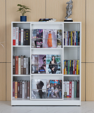 La caisse de livre moderne d'étagères de la conception simple 3 facile assemblent des meubles de salon