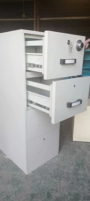 Meubles de bureau en acier ignifuges en métal de meuble de rangement de classement de tiroir 2 heures de résistants
