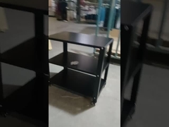 Support en acier en métal de 3 couches avec les étagères réglables de roulement de stockage de roues